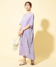 ANY ワッシャーコンビワンピース