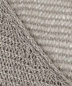 自由区 クロッシェライクニット ジレ