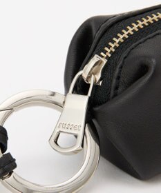 russet カラビナ付き レザーミニポーチ型チャーム(Z-220)