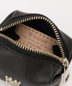 russet カラビナ付き レザーミニポーチ型チャーム(Z-220)