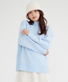 Feroux 【洗える・古畑星夏さん着用】ハイネックニット プルオーバー