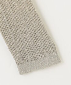 自由区 L 【カタログ掲載・アンサンブル対応・洗える】グリッターリブ カーディガン