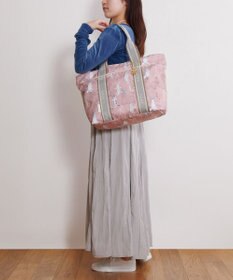 ACE BAGS & LUGGAGE 【雑誌掲載】 HAyU × ace.  フォールディング 折り畳みトートバッグ 猫柄 22L 17861