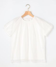 組曲 【先行予約】コットンポンチ チュールレイヤード カットソー