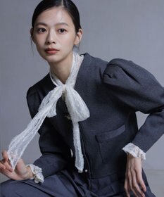 組曲 S 【組曲×setsuko sagittaire】kinakoスポンディッシュ ニットジャケット