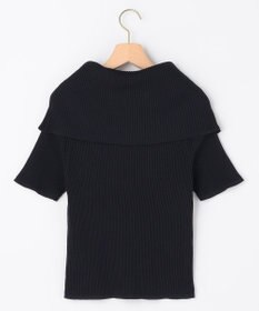 組曲 S 【先行予約・WEB限定】クリアストレッチオフショルダー ニット