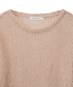 AMERICAN HOLIC モヘアライク配色ニットプルオーバー