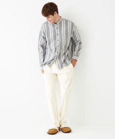 JOSEPH ABBOUD MOUNTAIN 【SPACE／UNISEX】JCヘリンボンワイドストライプ シャツ