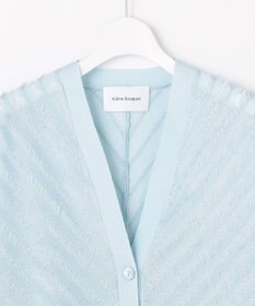 自由区 【カトリエムブーケ】Jacquard coupe ライトカーディガン