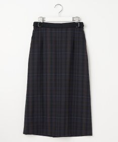 J.PRESS LADIES S milledタータンラメチェック ナロー スカート