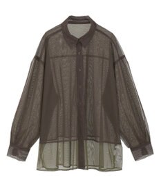 AMERICAN HOLIC シアーレイヤード配色シャツ