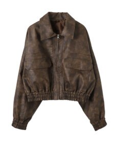 WEGO PUショートブルゾン