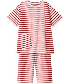 une nana cool 綿100％フレンチボーダー 半袖パジャマ