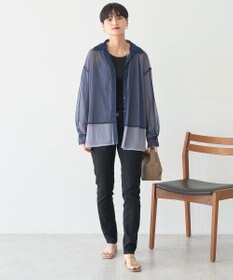 AMERICAN HOLIC シアーレイヤード配色シャツ