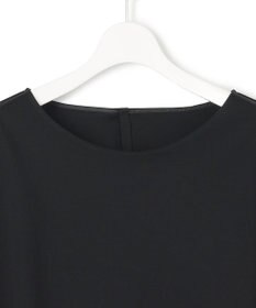 23区 L 【Lサイズ限定/洗える】スカーフプリントコンビ バックフレア カットソー