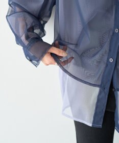 AMERICAN HOLIC シアーレイヤード配色シャツ