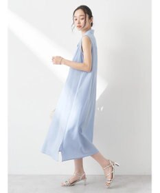 earth music&ecology ＳＥＴ２点シャーリングビスチェ×シャツワンピース