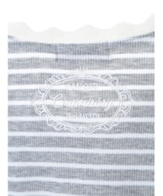 earth music&ecology バイカラースカラッププルオーバー