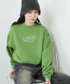 WEGO 裏起毛ドロストショートスウェット