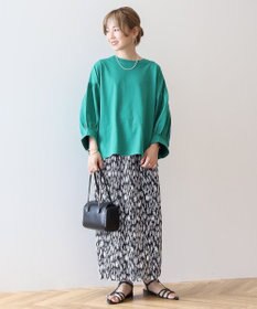 AMERICAN HOLIC ドルマンギャザースリーブカットプルオーバー