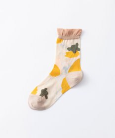TRICOTE フラワーメッシュソックス