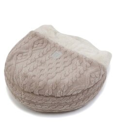 PET PARADISE ペットパラダイス 丸型寝袋 遠赤外線 《アラン柄》 60cm