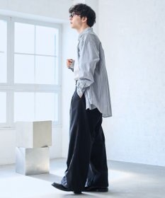 WEGO 【ウエストゴム】スーパーバギーデニムスラックス