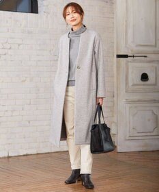 J.PRESS LADIES L 【洗える】PRINCE タートルネック ニット