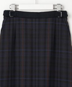 J.PRESS LADIES S milledタータンラメチェック ナロー スカート