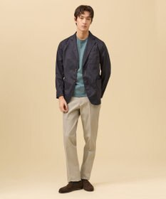 J.PRESS MEN 端正で快適【ストレッチ / オンオフ兼用】トリコチン ステムテーパード パンツ_26年モデル