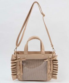 WEGO 【痛バ＆推し活グッズ】きらめきレースアップフリル痛ショルダー