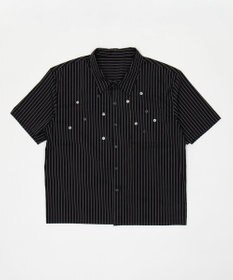 WEGO マルチボタンストライプシャツ(SS)