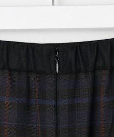 J.PRESS LADIES L milledタータンラメチェック ナロー スカート