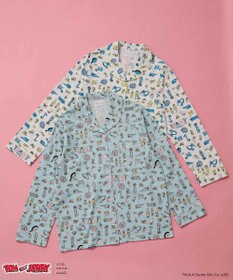 une nana cool トムとジェリー × une nana cool【綿100%】長袖開襟パジャマ