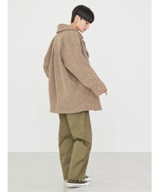 AMERICAN HOLIC ツイードライクコクーンミディコート