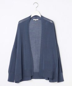 自由区 L 【アンサンブル対応・洗える】ドライシアーファインゲージ カーディガン