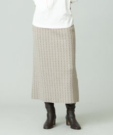 J.PRESS YORK STREET 【WOMEN】ANTI PILLING  JACQUARD スカート