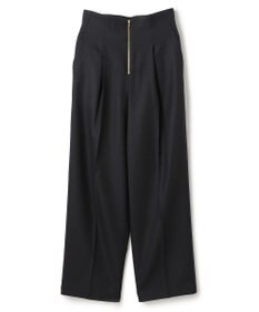 BEIGE， TERNES / フロントジップワイドパンツ