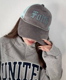 WEGO チェーンベロアメッシュキャップ