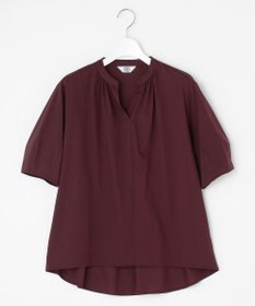 J.PRESS LADIES 【接触冷感】プレーティングジャージー ペプラム カットソー