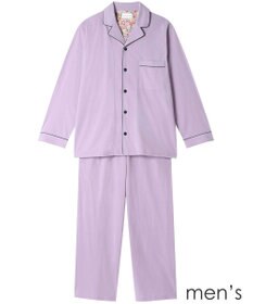 une nana cool 【綿100％】ラスティック天竺メンズパジャマ　ＭＡＤＥ　ＷＩＴＨ　ＬＩＢＥＲＴＹ　ＦＡＢＲＩＣ