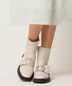 TOCCA 【晴雨兼用】SQUARE BIJOUX RAINBOOTS ブーツ