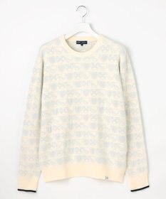 23区GOLF 【MEN】エンブレムジャカードセーター