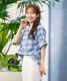 Tiaclasse L 【洗える】ゆったりシルエットの幅広カフスブラウス