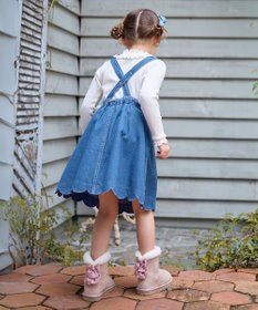 ANY KIDS デニムジャンパースカート
