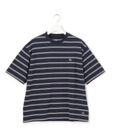 J.PRESS YORK STREET 【UNISEX】ブルドッグワンポイント ボーダー Tシャツ