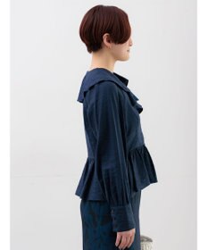 Te chichi ラッフルフリルペプラムブラウス