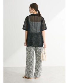 Green Parks レース開襟ブラウス