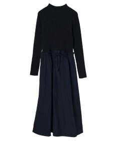 Green Parks ドッキングニットワンピース