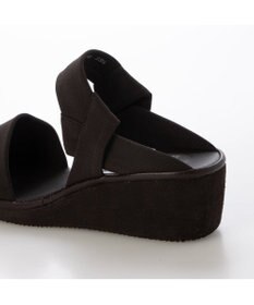 MODE ET JACOMO <D'ICI>ストレッチクロスウェッジサンダル